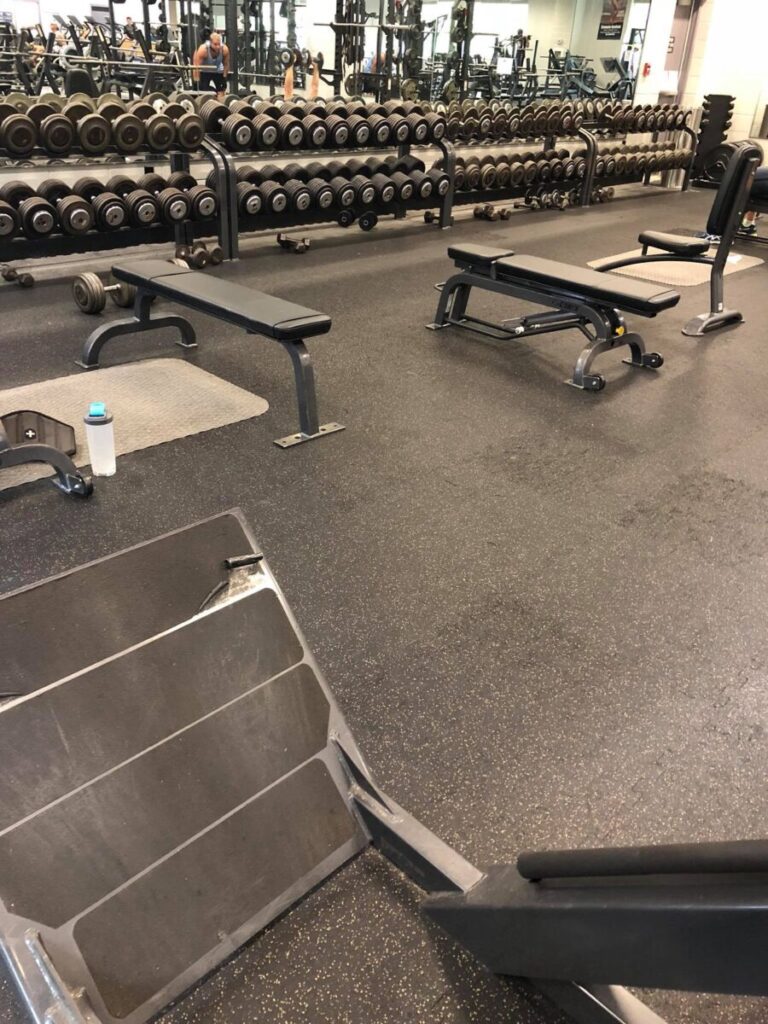 fitness equipment upholstery